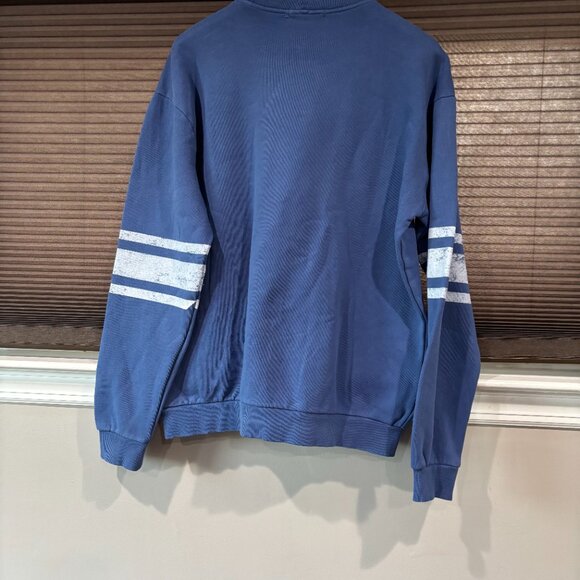 Tilly's Women's Crewneck Sweatshirt SZ: Large Blue/White - Picture 6 of 12